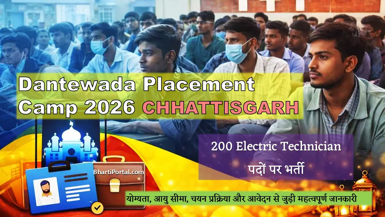 Dantewada Placement Camp 2026 Chhattisgarh Electric Technician Job Vacancy